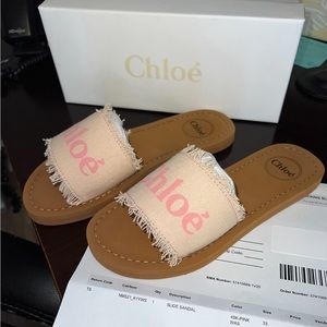 Chloe Slide Sandal (Girls) sz 33